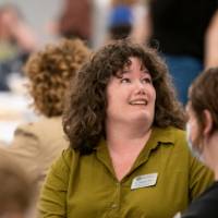 Attendees mingling prior to event start 13